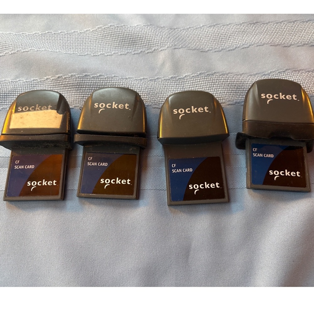 Socket CF‎ Card Scanner CFSC5E2 CFSC5M 4 Total 2 working 2 for parts